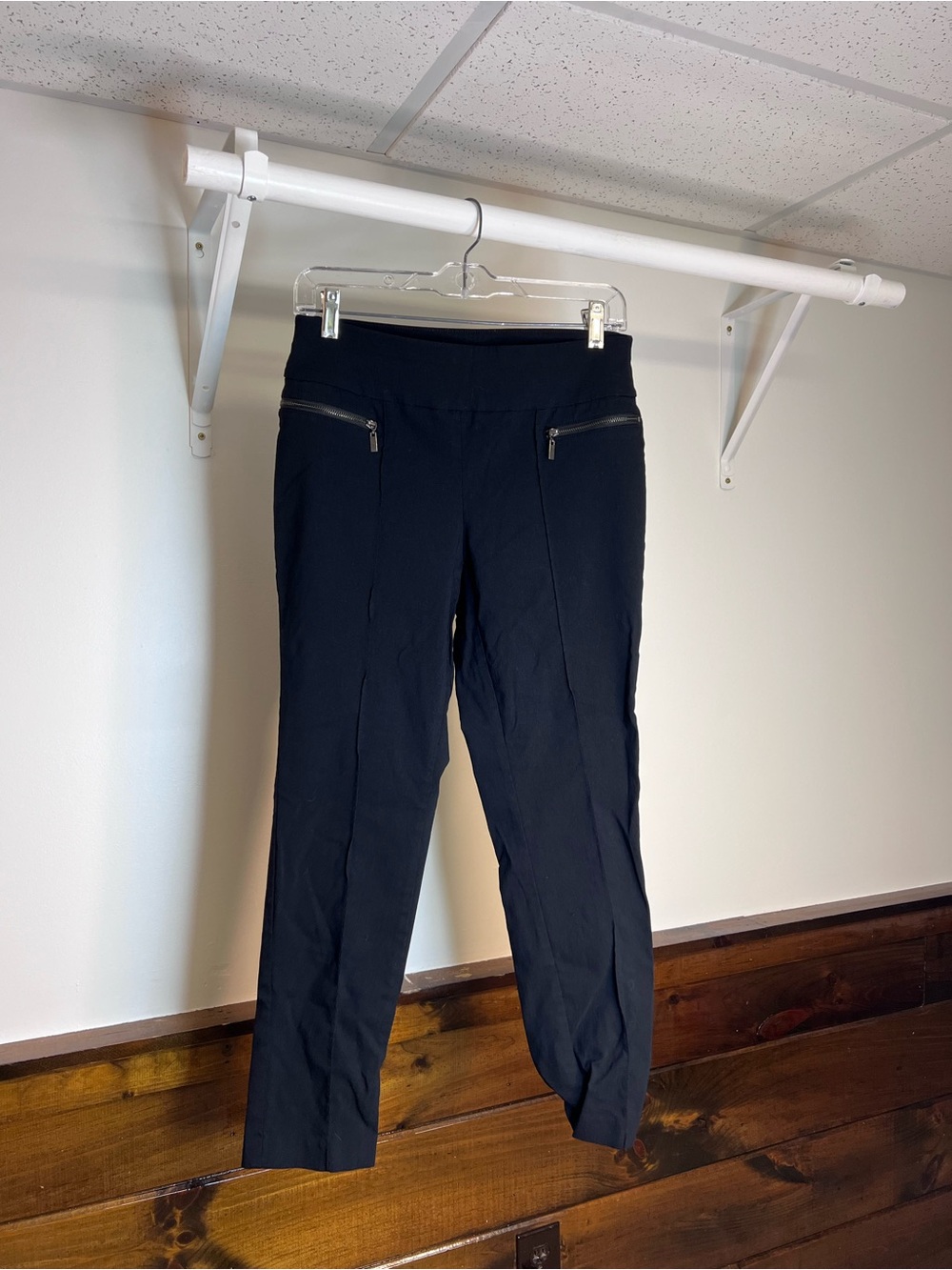 Style & Co. Black Stretch Pull-On Ankle Pants- PM